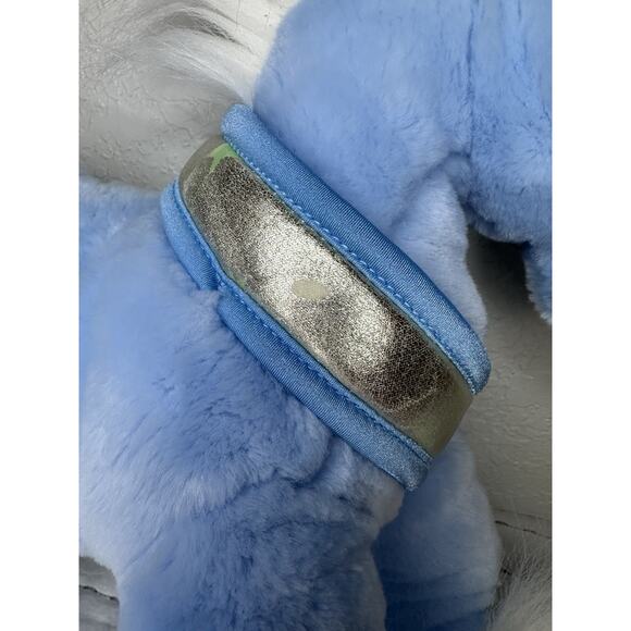 2007 Animal Alley Toys R Us Stars Unicorn Stuffed Animal Plush Blue White 18" - Picture 7 of 10